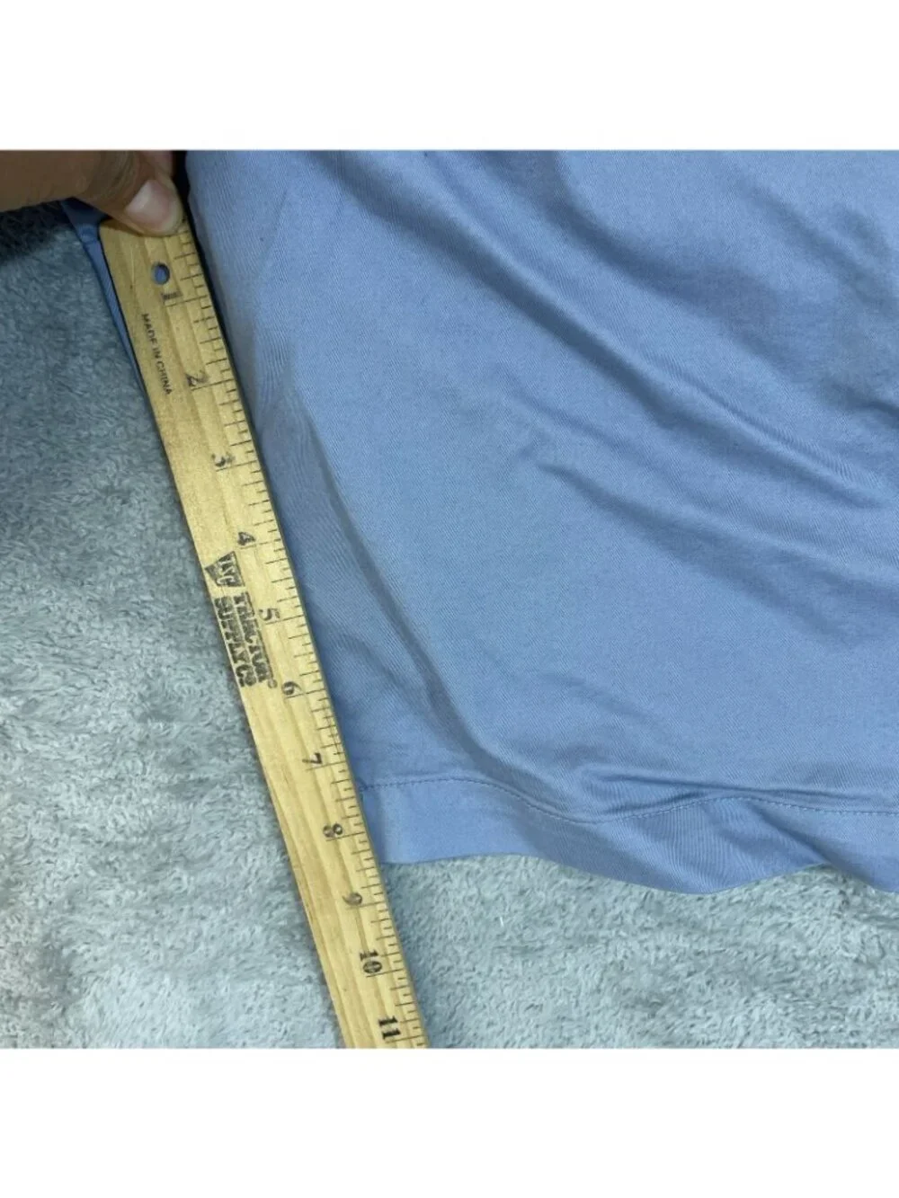 NWOT Banana Republic Men's 34 Light Blue Chino Shorts Cotton Blend